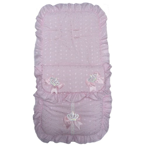Broderie anglaise footmuff - anglaise,