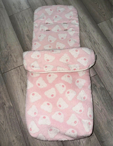Pink white fleece - &, toes