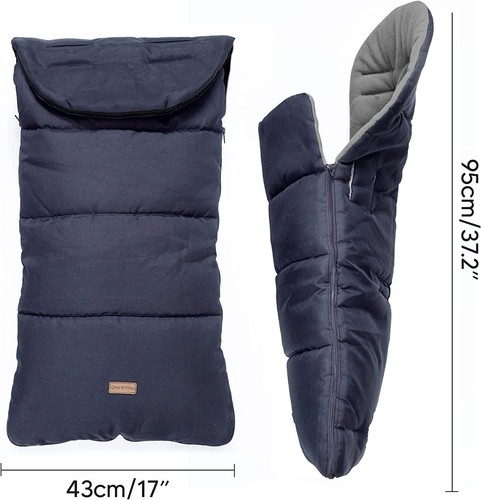 Baby winter footmuff black - baby,