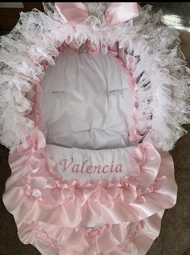 White pink universal baby car - universal,